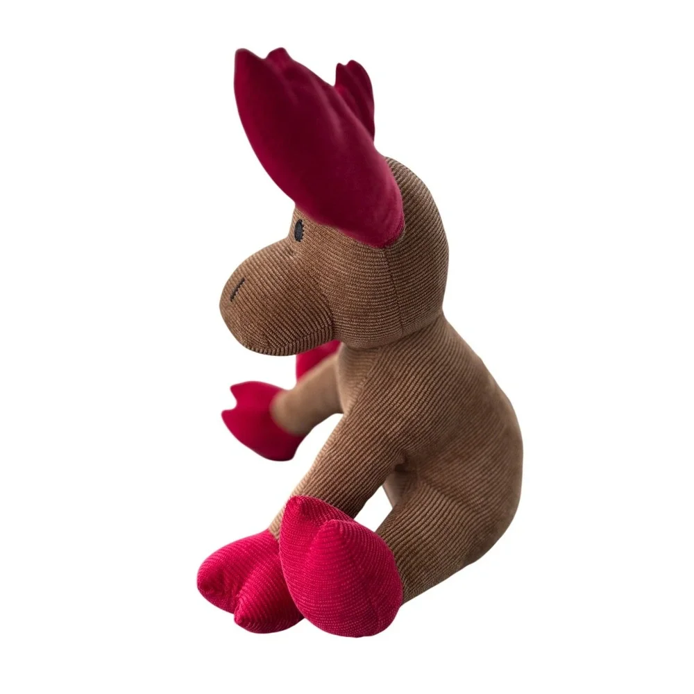 Jax and Bones‎ Wool Blend Woolies Reindeer Plush Dog Toy Christmas CUTE!
